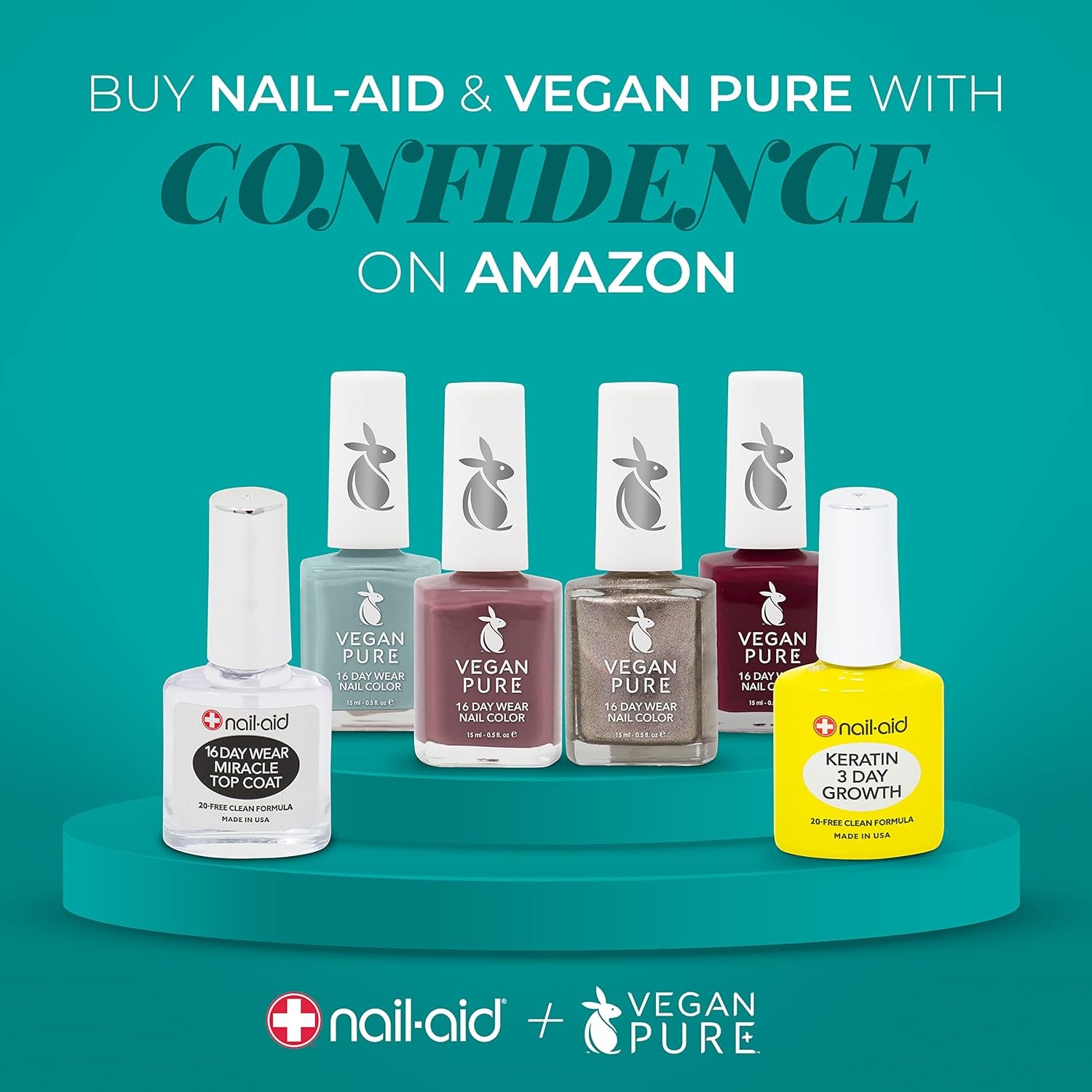 NAIL-AID 8-in-1 Nude Manicure, French Sheer, 0.55 Fl Oz (Pack of 1) 