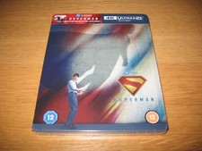 SUPERMAN 4K ULTRA HD AND BLU RAY ZAVVI UK EXCLUSIVE RARE OOP NEW SEALED