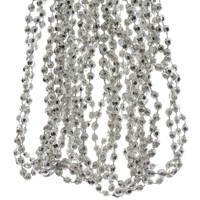 Weihnachts-Diamantgirlande Silver Silberfarben 2,7 Meter - Kunststoff