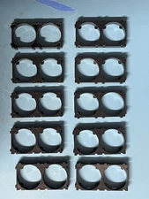 10pcs 1X2 Lifepo4 Battery Cell 32650 32700 Frame Holder Bracket