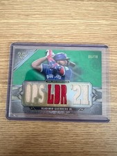 2024 Topps Triple Threads Vladimir  Guerrero Jr  Relic /18