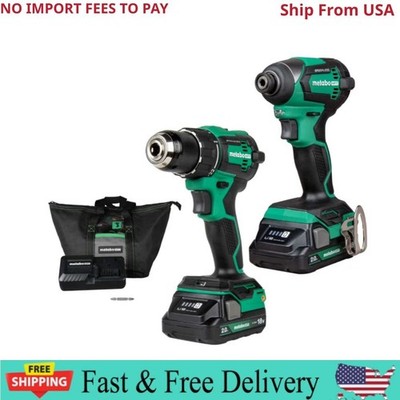 Metabo HPT 18V MultiVolt Cordless Brushless Driver Drill & Impact Driver Combo K
