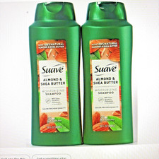 2 Suave Natural Almond Shea Butter 100 MOISTURIZING Shampoo 28 fl oz Each