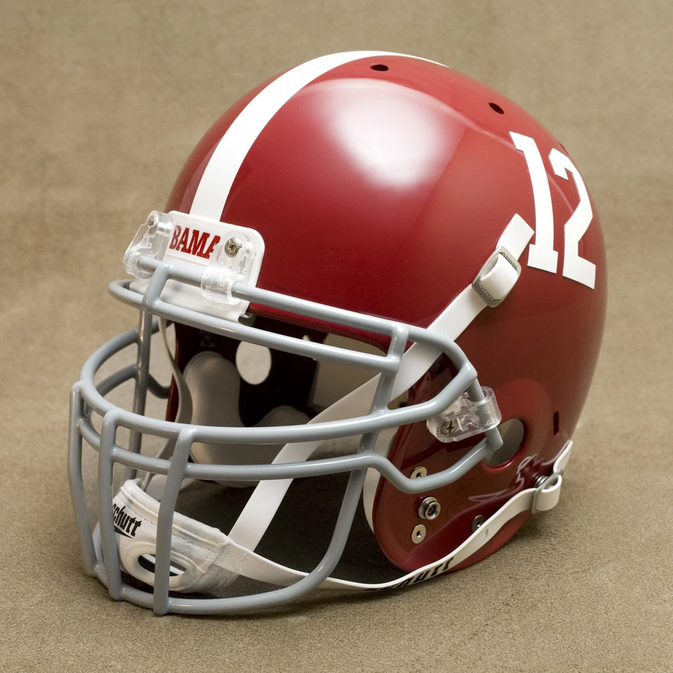 Casco de fútbol americano ALABAMA CRIMSON TIDE NCAA Schutt XP tamaño completo AUTÉNTICO Gameday Foto 2 de 2
