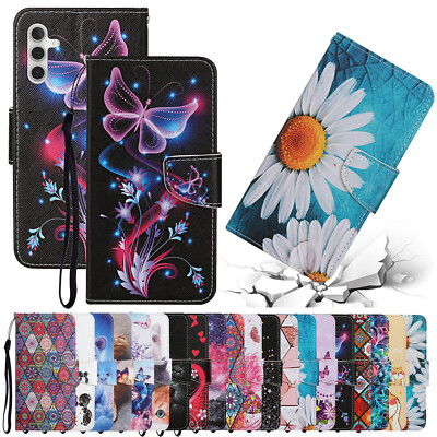 For Samsung A05s A15 S23 FE S24 Ultra Magnetic Leather Wallet Stand Case Cover