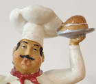 2 Chefs 9" & 1  Butler "James" bottle holder 7" Resin "3 Good Looking Men!" — photo 10