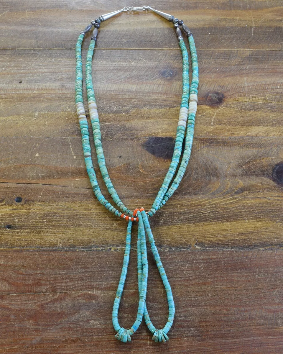 Navajo turquoise necklace deals