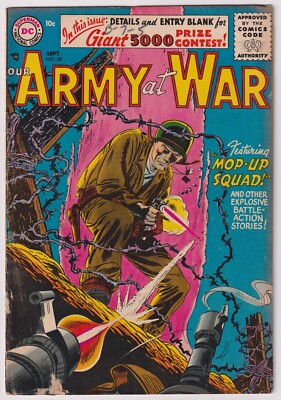 Our Army At War #50 (1956) VG 4.0 DC Comics Jerry Grandenetti Cover and Art