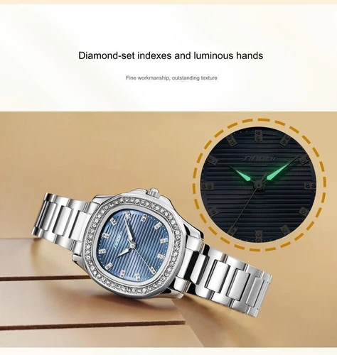 Women's Watch, Vintage Rhinestone Watch, Elegant Gift for women wife&mom - Picture 8 of 22