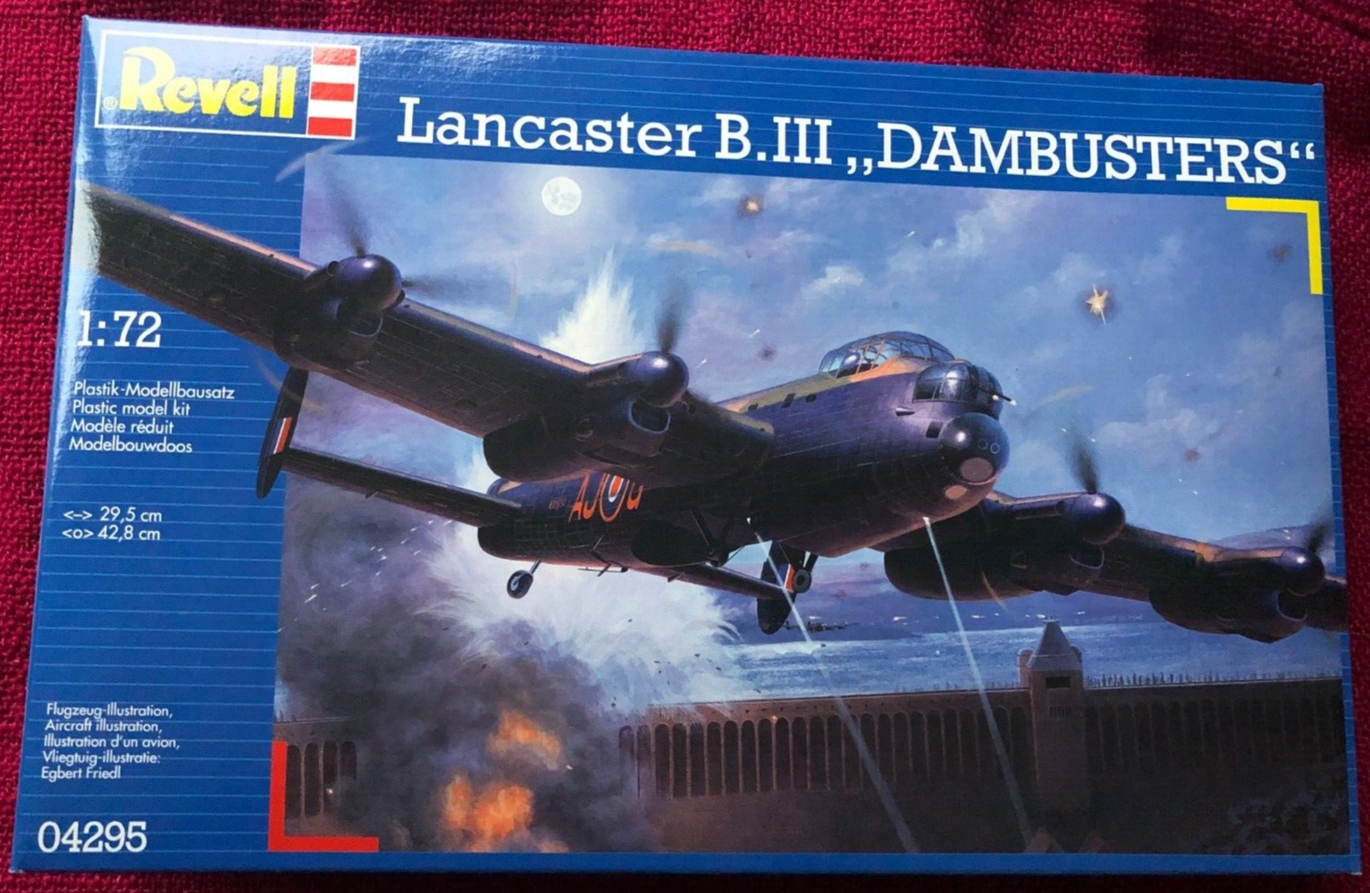 Revell 1:72 04295 Lancaster B.III ""Dambusters"" Model Kit Unbuilt/Unpainted.