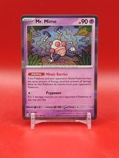 HOLO Mr Mime 122/165 - 151 Scarlet Violet Pokemon Card - English 