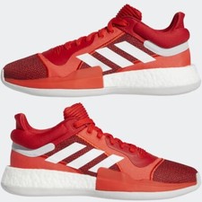 adidas Marquee Boost Low Basketball Shoes Red White F36305 Men’s Size 6.5