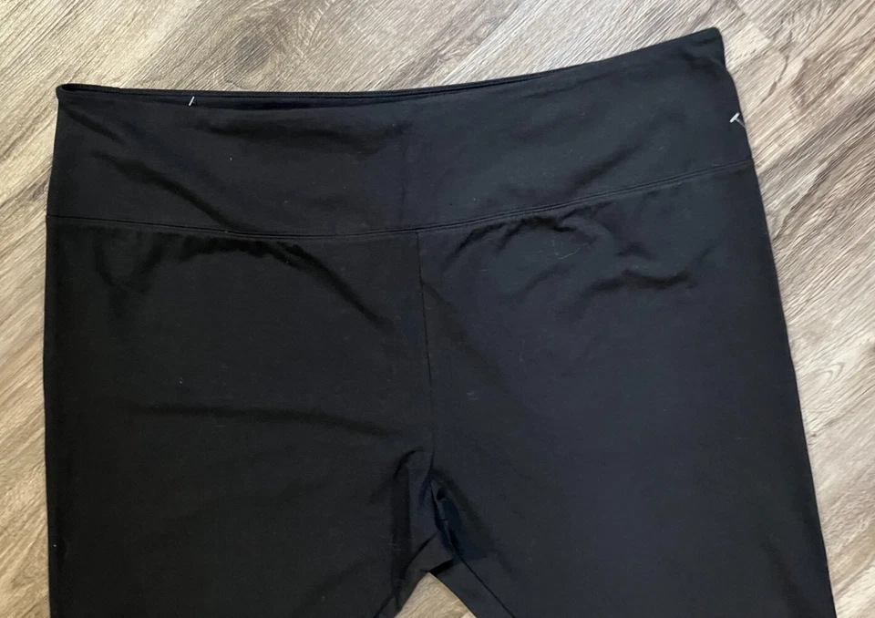 Leggings modeladores de tiro alto Simply Vera Wang para mujer, negros talla grande 3X Foto 2 de 4