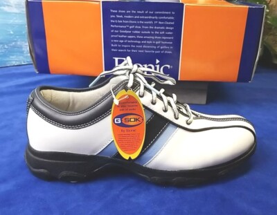 NEW Etonic G-Sok Women's Golf Shoes Spikeless Size 7M White Waterproof Made USA