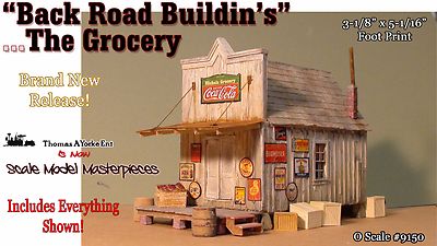 The Grocery Kit-Back Road Buildin's Scale Model Masterpieces/Yorke O/1;48 *NEW*