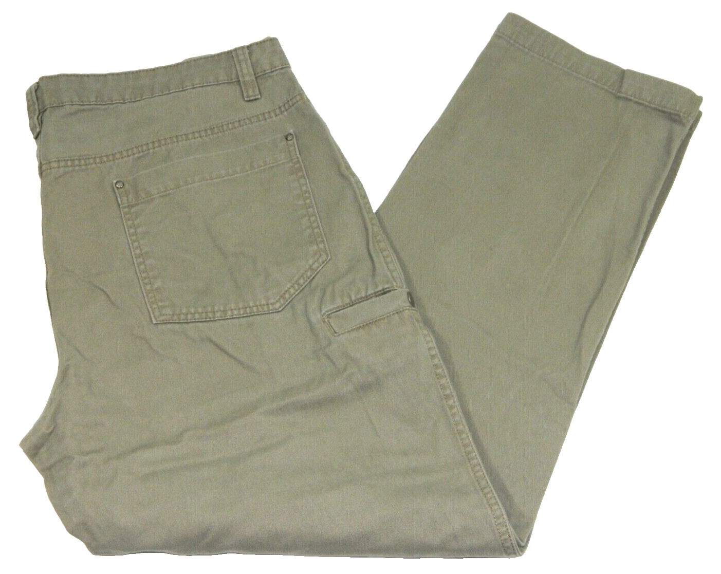 Jeans Cargo Uomo Merrell Oliva Relaxed Vestibilità Larga Tag 40 Misura 38x31