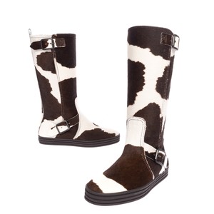 Hogan rebel scarpe sneakers donna in pelle nuove rebel r141 zip argento eu  36 hxw1410q450bxd0351 - Stileo.it