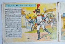RARE ANCIEN RECUEIL DE 6 CHANSONS ENFANTINES / PAROLES ET MUSIQUES /+ COLORIAGES