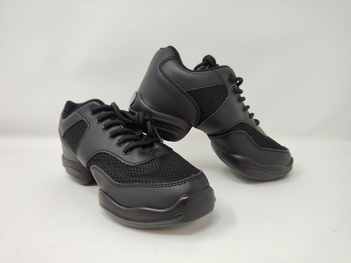 Theatricals Kids T8000C Black Lace Up Round Toe Low Top Dance Shoes Size 