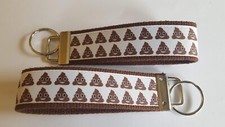 Caca Emoji 6" Llavero Llavero Pulsera Llavero Regalo Caca Marrón Dibujos Animados