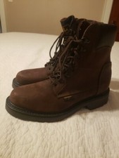 John Deere Mens Size 7 M Green Work Boots Made in USA