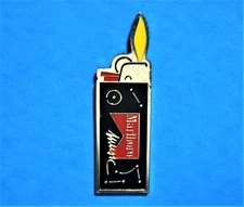 MARLBORO CIGARETTE LIGHTER - MARLBORO MUSIC - VINTAGE LAPEL PIN - HAT PIN