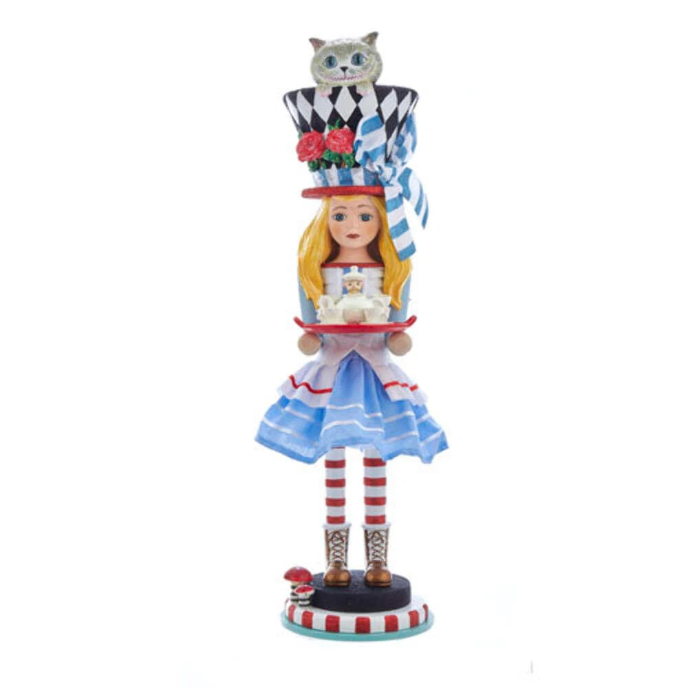 Hollywood Alice in Wonderland Nutcracker 19.5"