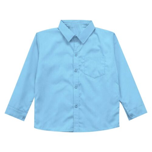 Kids Boys Top Oxford Tank Tops Formal T-shirts Graduation Blouse Collared Prom - Picture 29 of 70