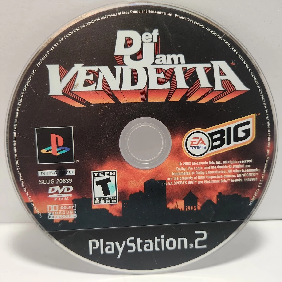 Def Jam Vendetta , Item original , Usado - Jogo para Playstation 2 -  Ifgames Diversões