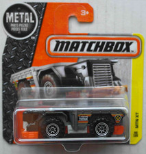 Matchbox Mountain Mover MTN XT antracytowy metaliczny/szary/pomarańczowy nowy/oryginalne opakowanie plac budowy