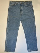 Levi's Orange Tab Jeans Men's 38x30 505 Blue Straight Leg VTG '92 Made in USA