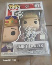JERRY “THE KING” LAWLER SIGNED WWE WRESTLING FUNKO POP - JSA CERTIFIED 