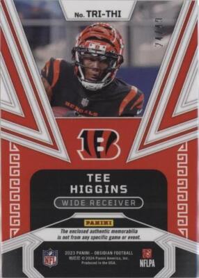 2023 Panini Obsidian Tee Higgins #TRI-THI for sale | eBay