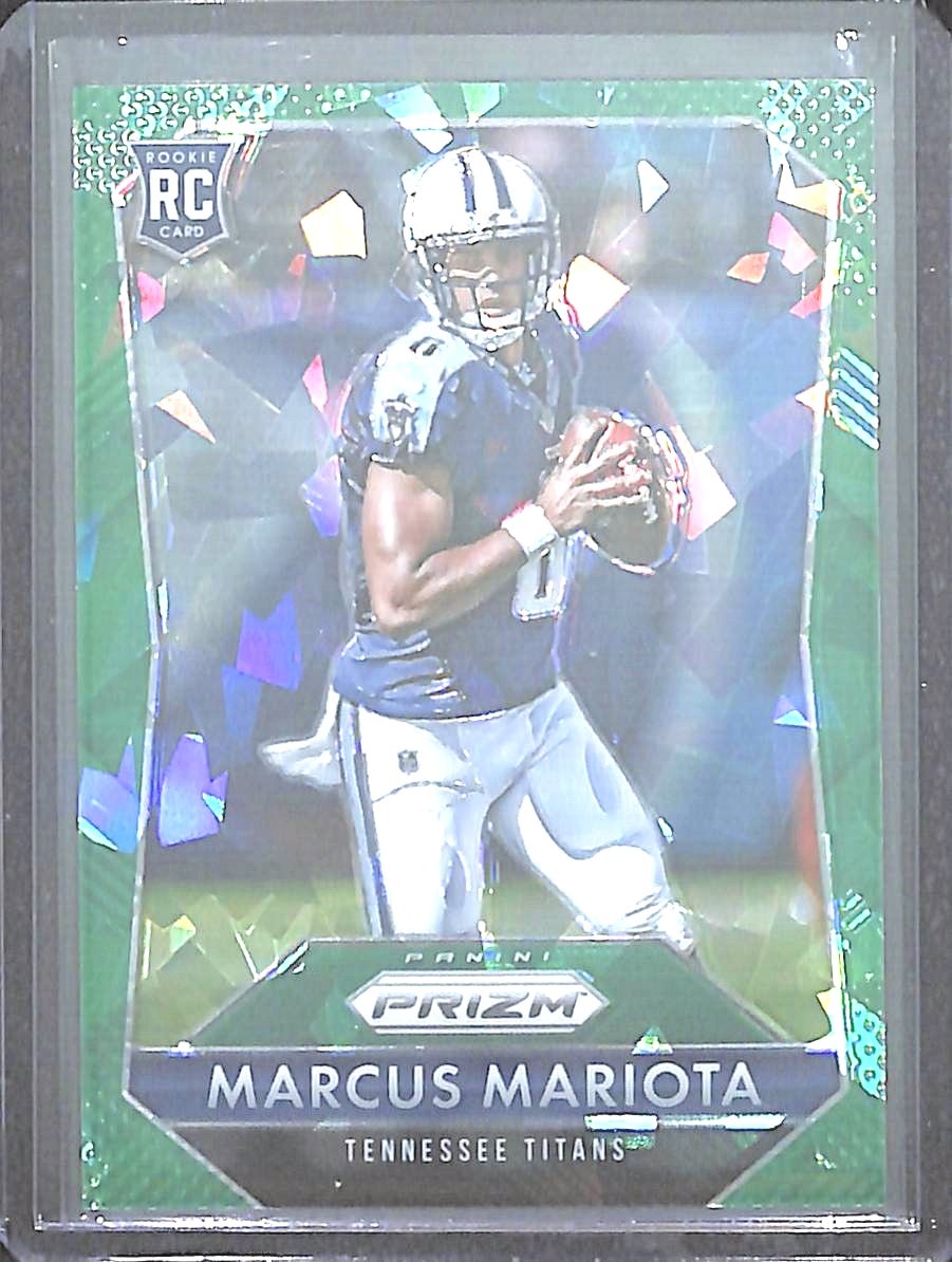 2015-16 Panin Prizm Football Green Ice Prizm #264 Marcus Mariota No 25 of 75