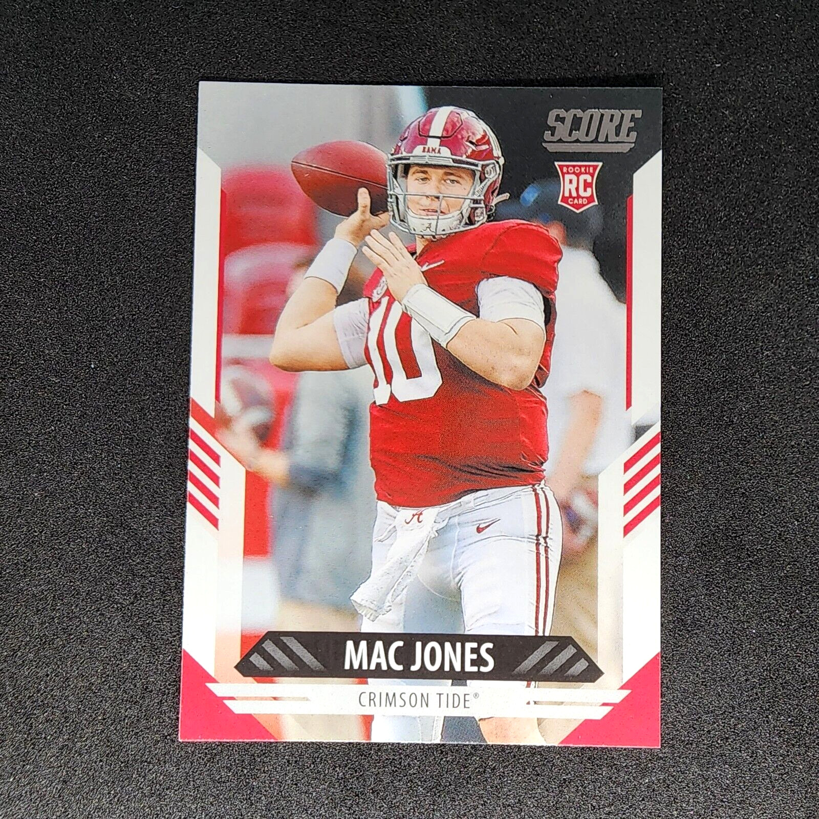 2021 Panini Score MAC JONES Base Rookie #306 Alabama New England Patriots RC