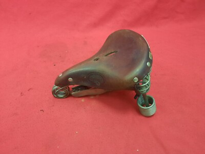 Primus Lepper Bicycle Seat Saddle Leather Vintage