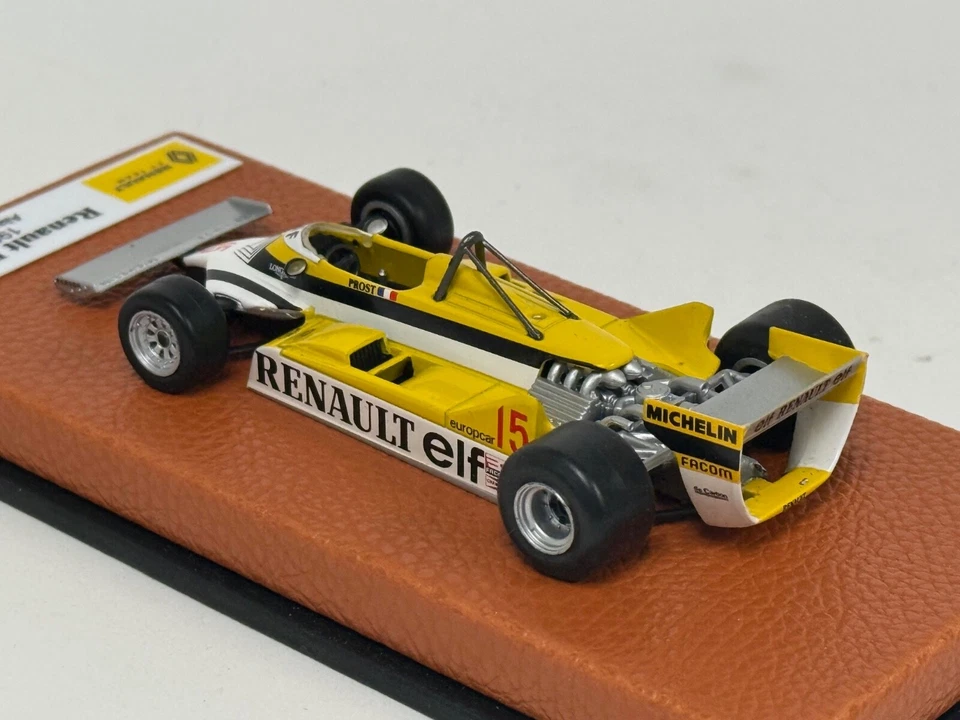 1/43 Renault RE30 from 1981 F1 Season of Alan Prost Leather base JPN186 - Image 2 of 4
