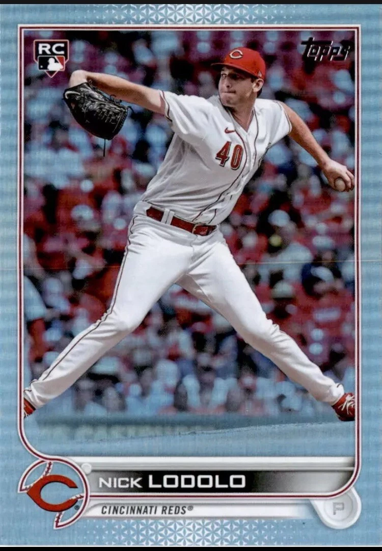 2022 Topps Update #US298 Nick Lodolo Rainbow Foil Cincinnati Reds
