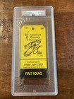 Emmitt Smith Signed Ticket Stub PSA DNA Coa Slabbed Autographed Cowboys