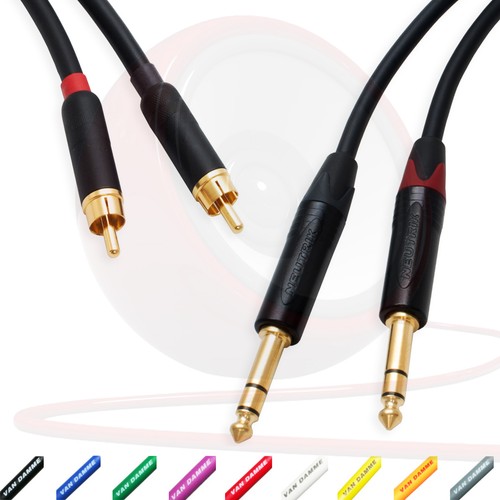 Pseudo Balanced RCA Phono to TRS Jack 