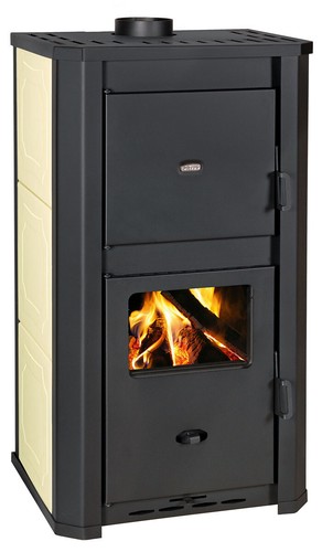 Poêle a Bois Intégré Chaudière Cheminée Prity WDW 29 D - 22.1 + 9.4 kw. - Photo 2/3