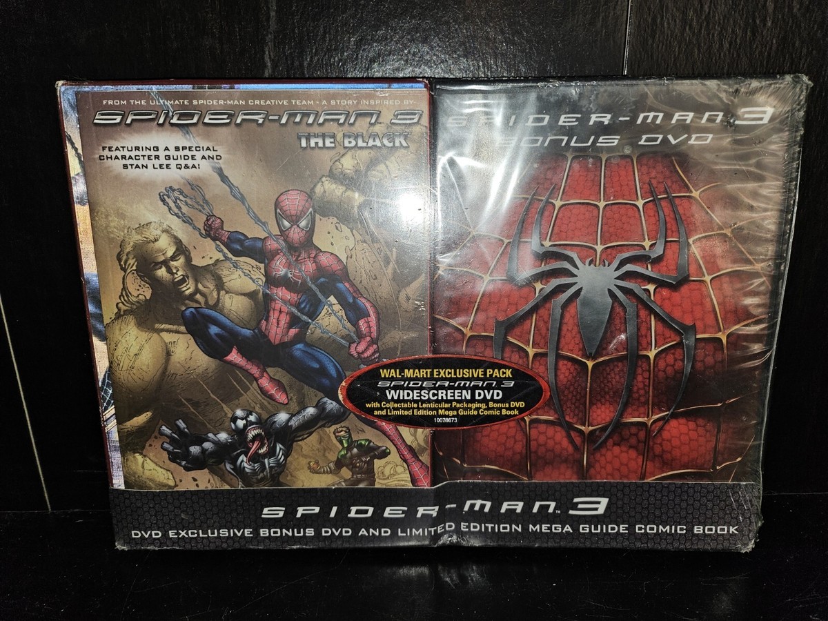 Spider-man 3 Exclusive Bonus DVD & Limited Edit Mega Guide Comic
