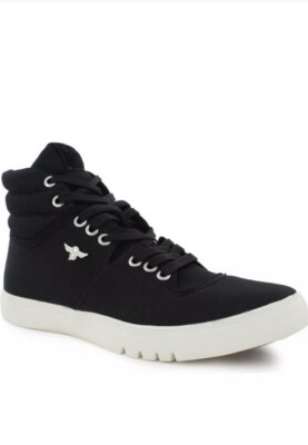 Creative Recreation Mens Escalon High Top Canvas Sneakers sz 13 New Black