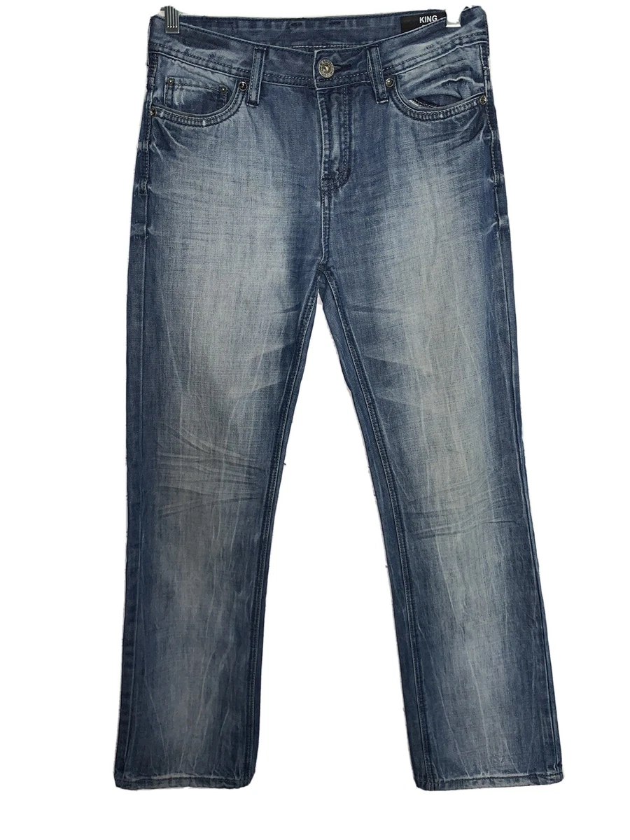 Buffalo David Bitton Boys Size 14 King 5 Pocket Denim Boot Cut