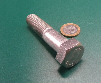 18-8 A2 Stainless Steel Bolt, PT, Metric, M16 x 2 x 70 mm Length, 5 Units
