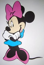 Minnie Mouse Die Cut Paper Piecing Scrapbook Embellishment