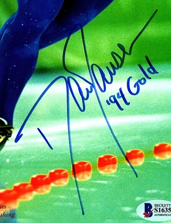 DAN JANSEN Olympic Speed Skater Signed Student learning journal BAS #S16350 - Image 2 of 3