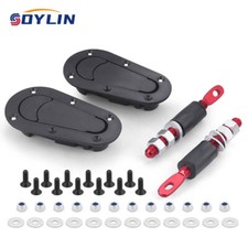 Universal Racing Car Flush Mount Quick Release Hood Latch Pin No Key Locking Kit