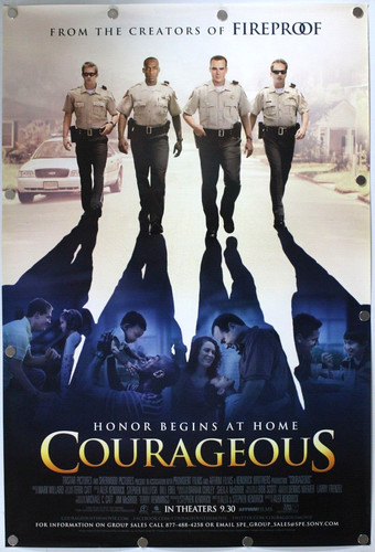 Courageous 2011 Double Sided Original Movie Poster 27" x 40"