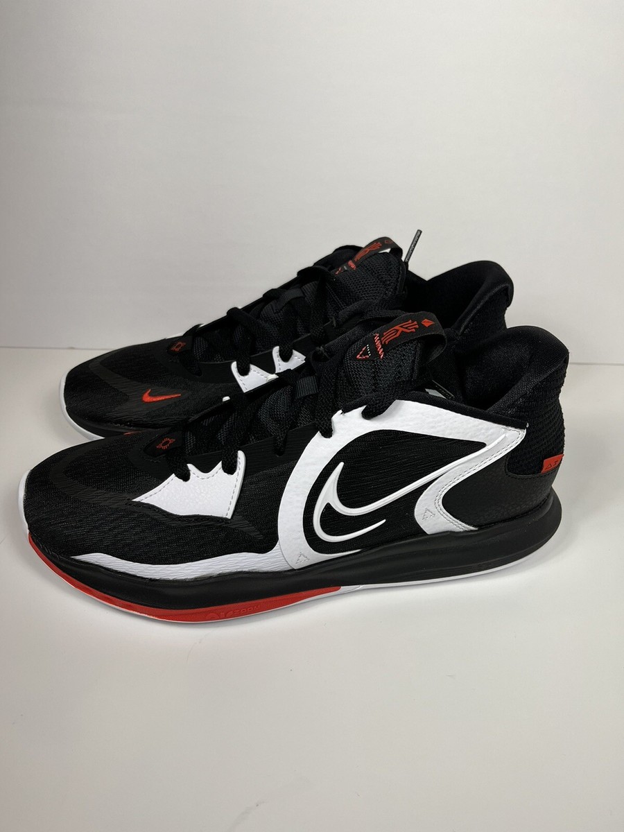 Nike Kyrie Low 5 Basketball Shoes Size 10 Black Red White Dominoes